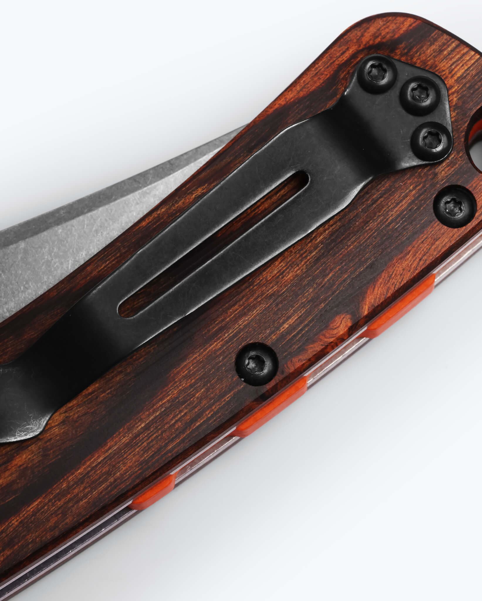 Crooked River | Gray Aluminum & Wood | Clip-point - Image 5