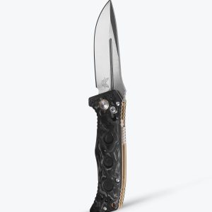 Mini Auto Adamas® | Marbled Carbon Fiber | Drop-point