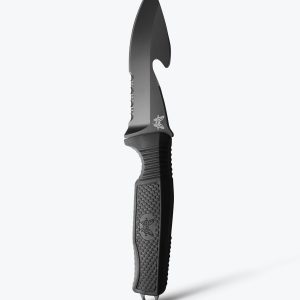 H2O Fixed Dive Knife | Black Santoprene®