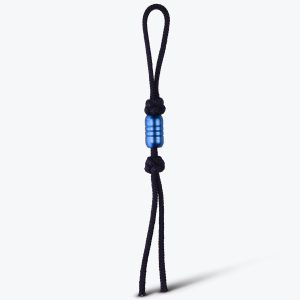 Lanyard. SS Bead | Sapphire Blue PVD