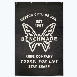 Benchmade Logo Garage Banner | Black